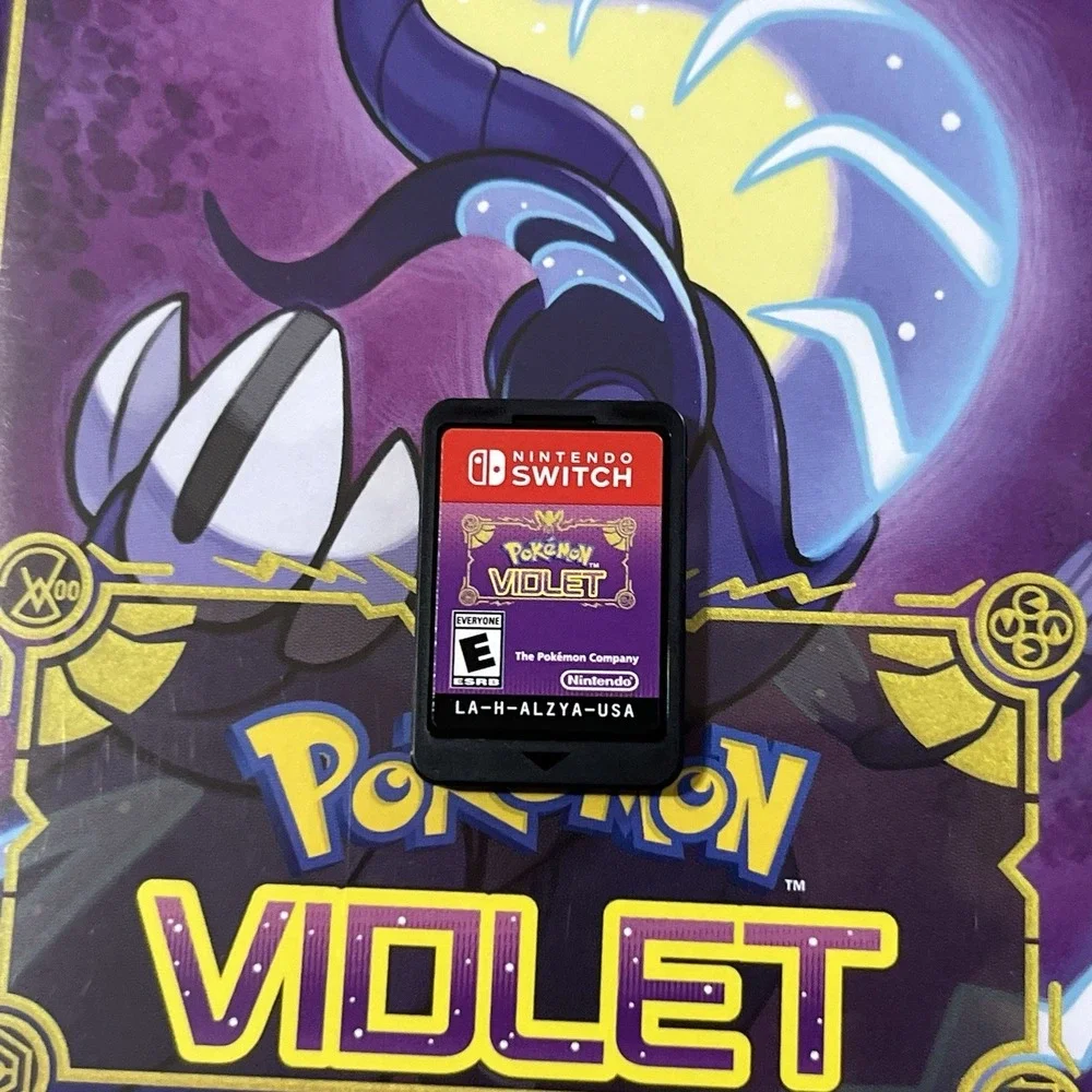 Pokemon Scarlet & Violet Double Pack Nintendo Switch CIB w/Unused 200 Poke Ball
